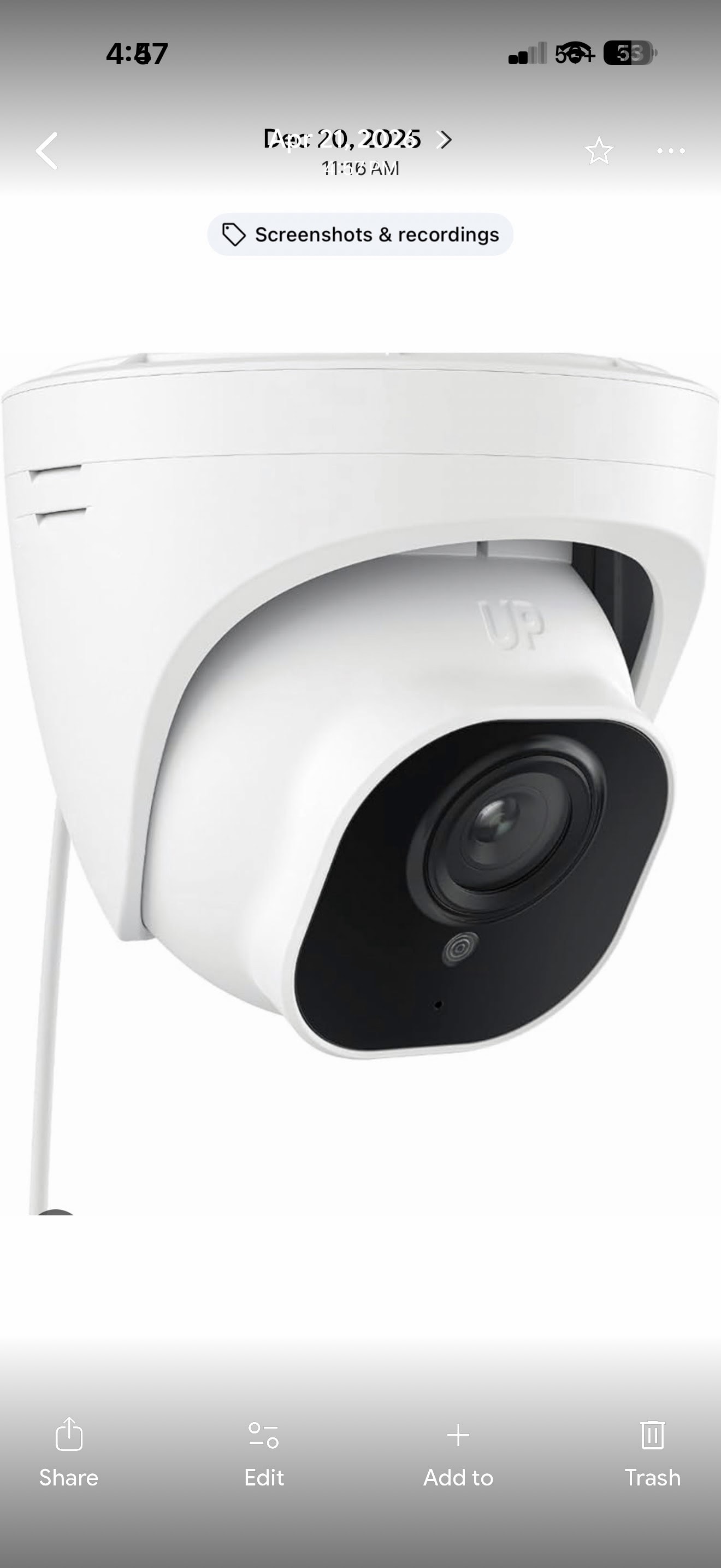 High-definition security camera equipment